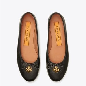 TORY BURCH Black Charm Ballet Flats